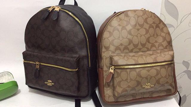 coach backpack medium size