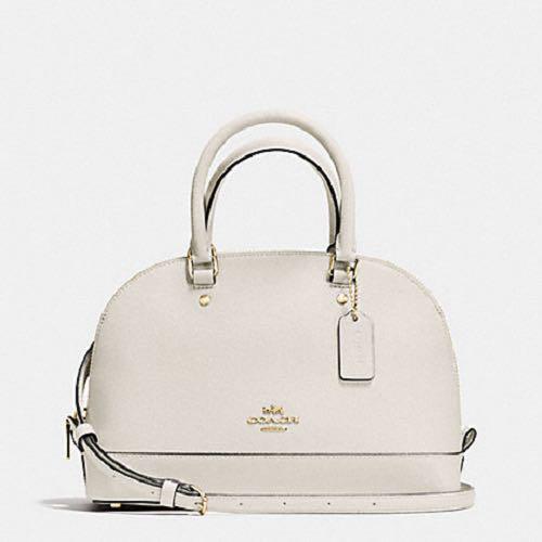 coach mini white bag