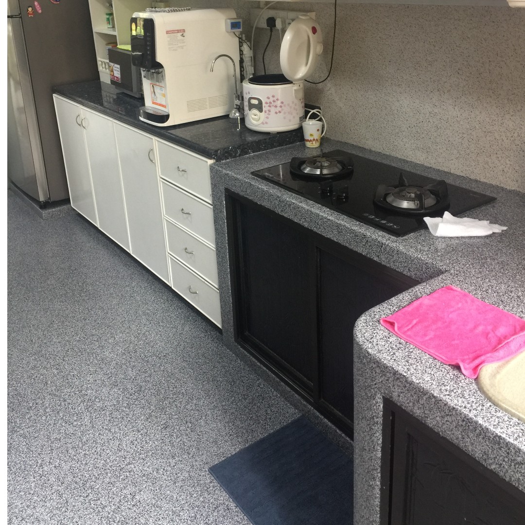 Epoxy Flake Surface For Floor And Wall