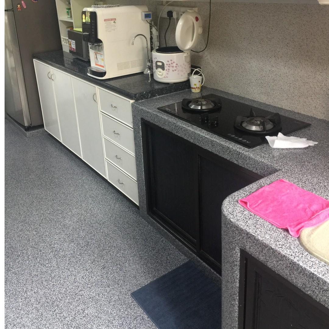 Epoxy Flake Surface For Floor And Wall Home Services Renovations