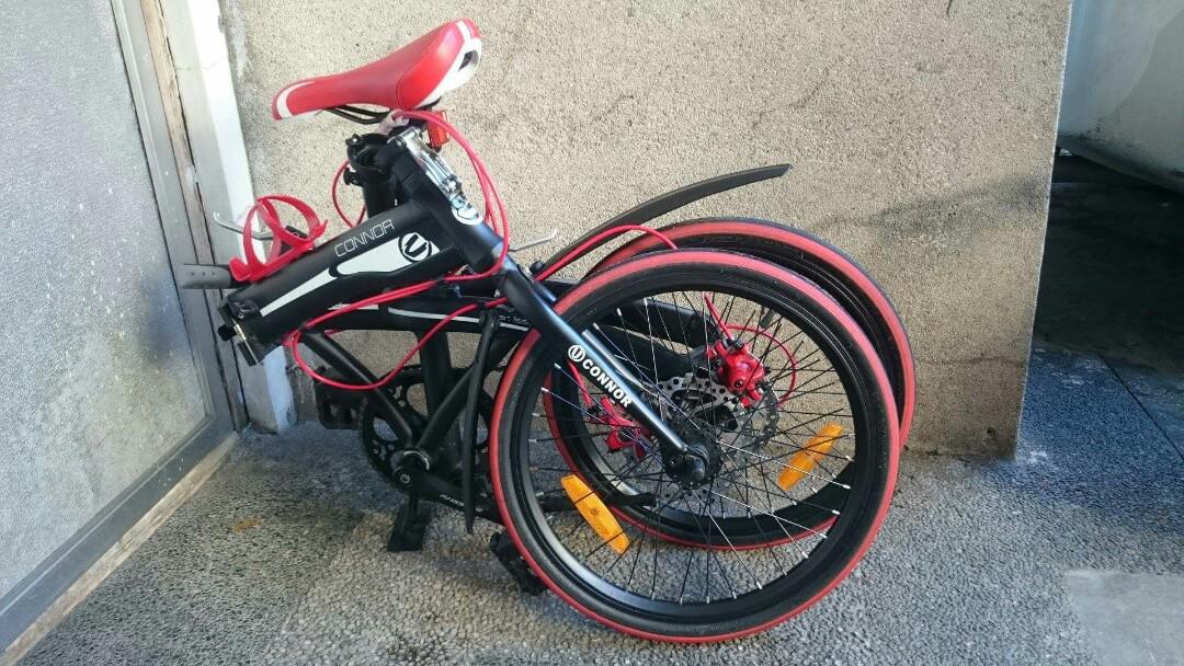Folding Connor Bike black red Alloy Repriced Sports Equipment