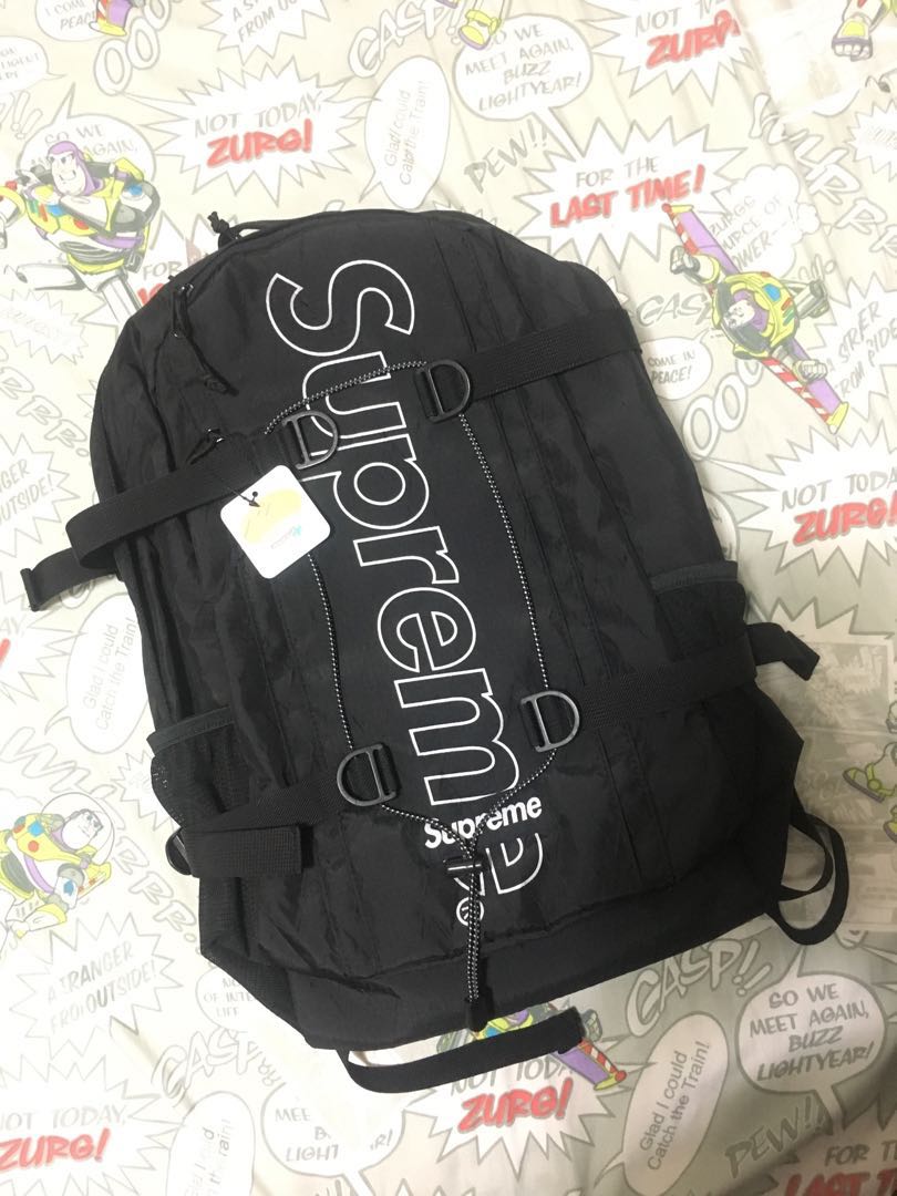 supreme fw18 backpack black