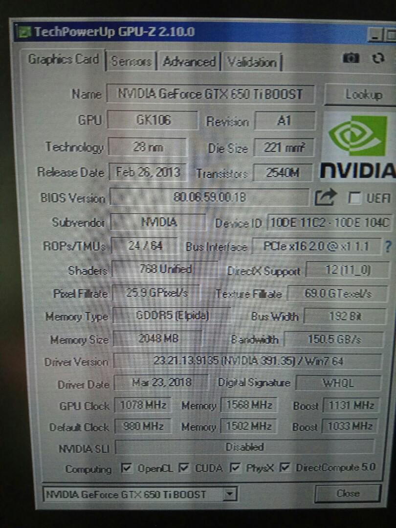 Galaxy Gtx 650 Ti Boost 2 Gb Electronics Computer Parts Accessories On Carousell Galaxy Gtx 650 Ti Boost 2 Gb Electronics Computer Parts Accessories On Carousell