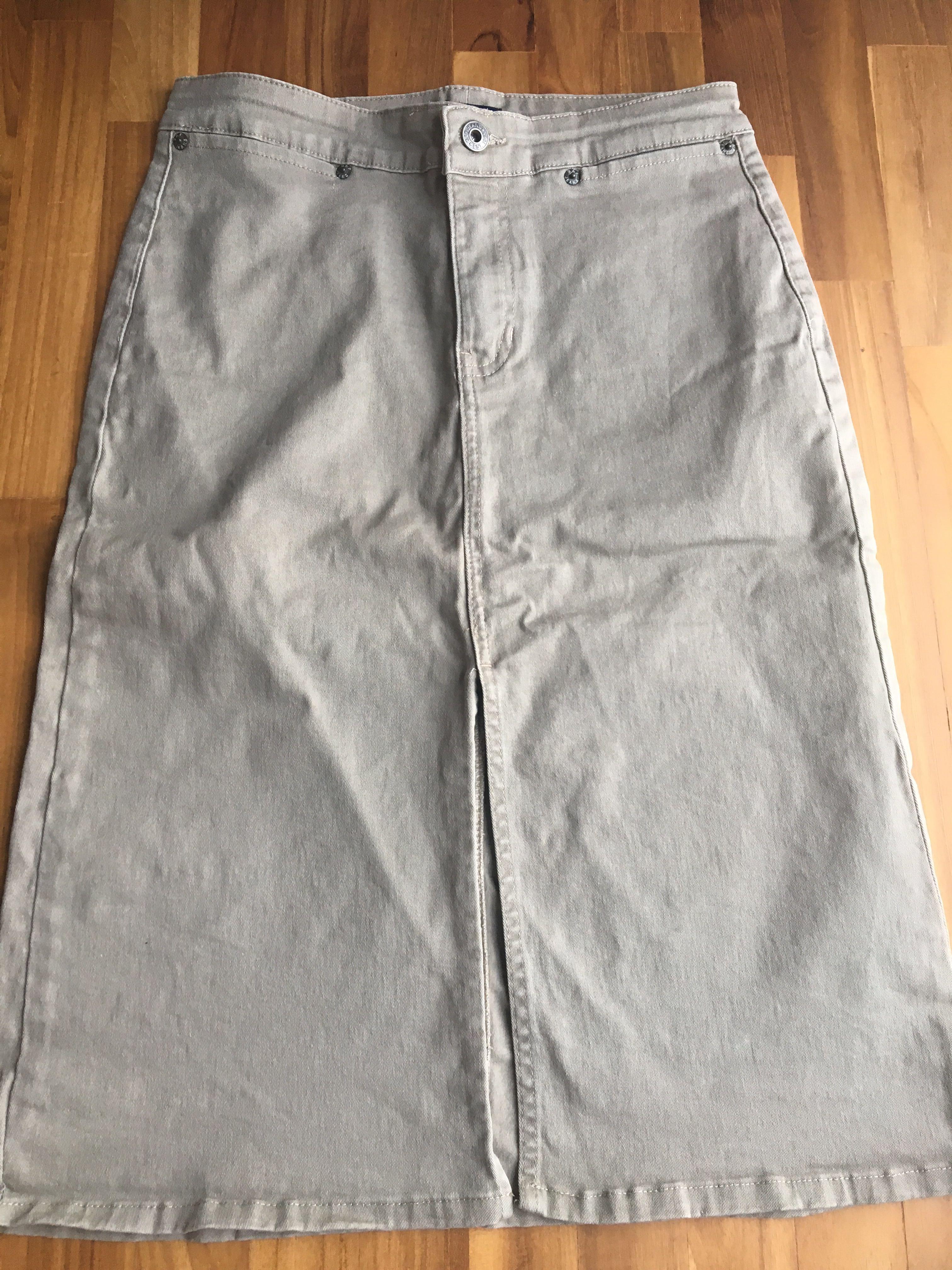 Denim pencil skirt gap cheap