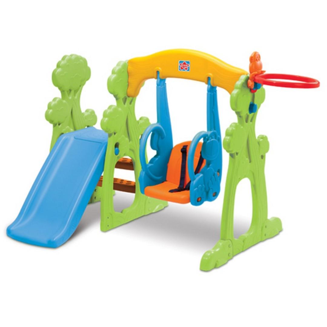 kids swing and slide