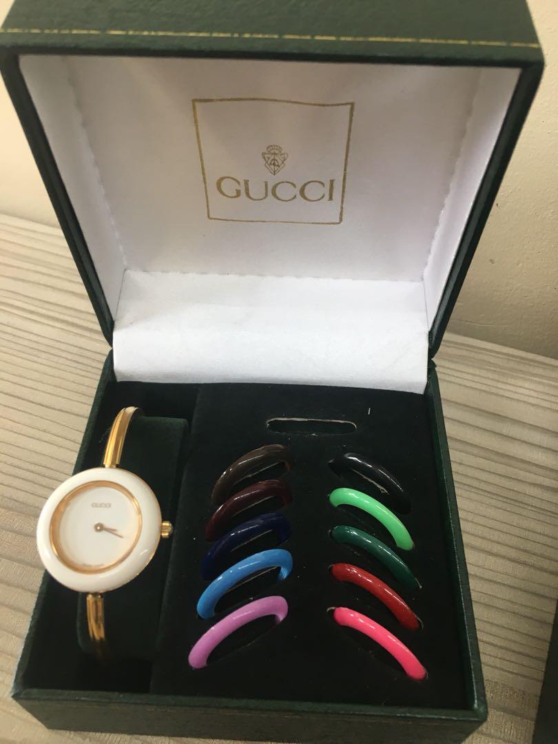 Gucci ring bessel watch, Women's Fashion, Watches & Accessories ...