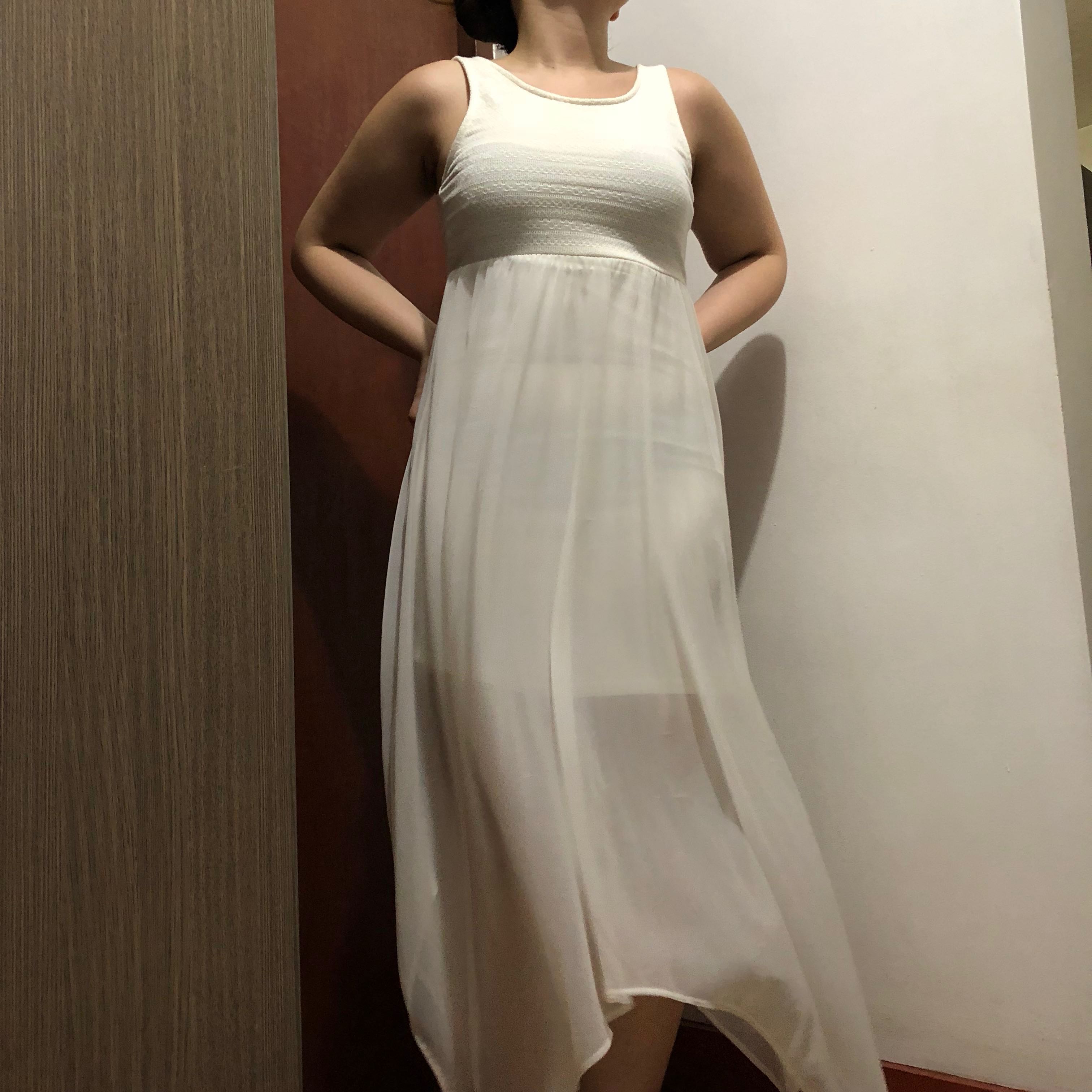 H&M white dress, Women's Fashion, Dresses & Sets, Dresses on Carousell