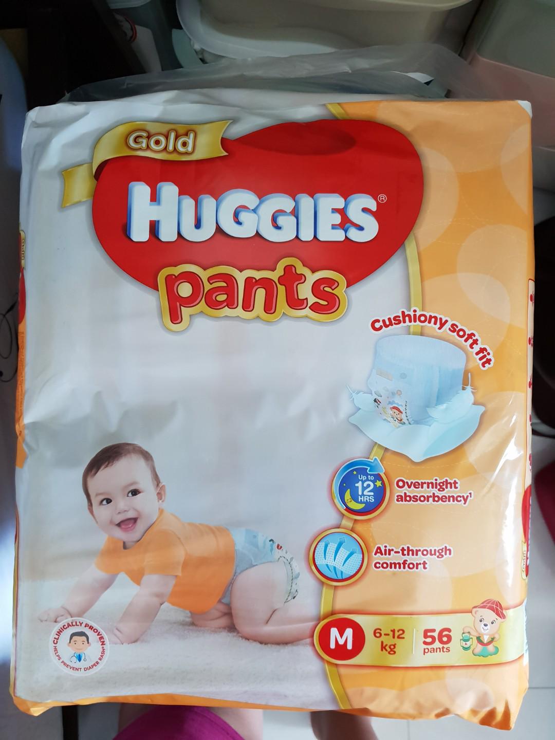 huggies pants gold