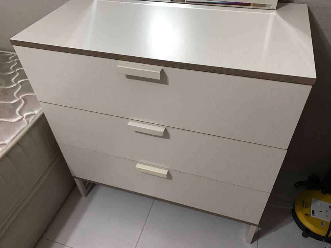 Ikea Trysil Chest Of 3 Drawers Fixed Up But Not Used Furniture
