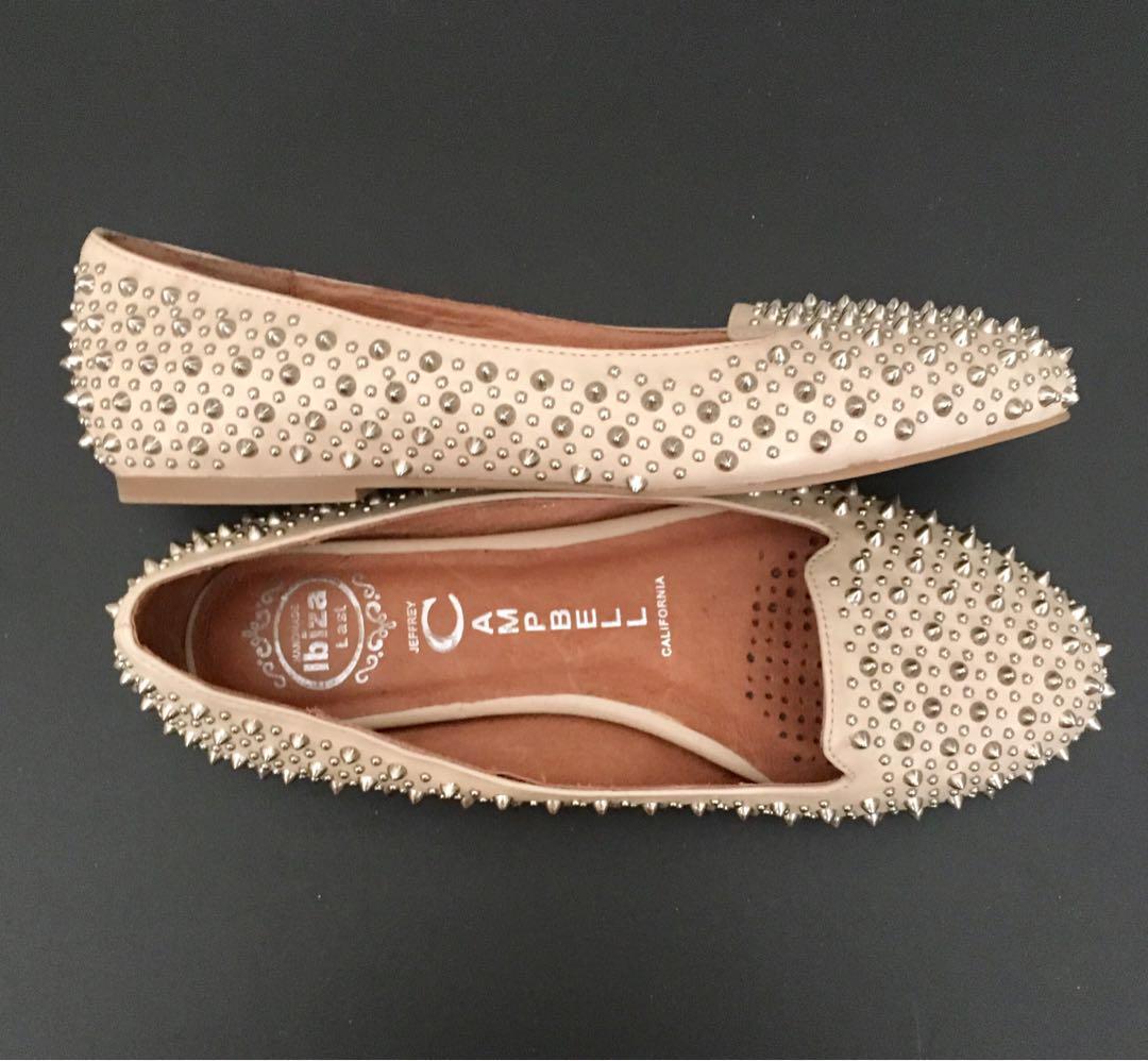 Jeffrey campbell cheap studded flats