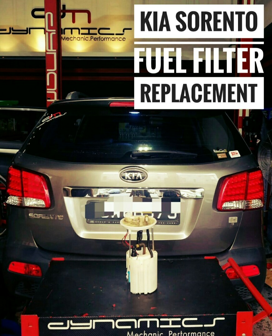 KIA Sorento Fuel Filter replacement, Car Accessories, Accessories on