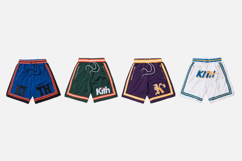 Kith mitchell and ness shorts clearance