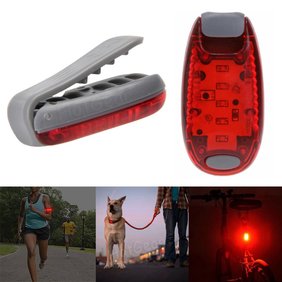 Led Safety Lights Clip On Strobe Light For Running Jogging