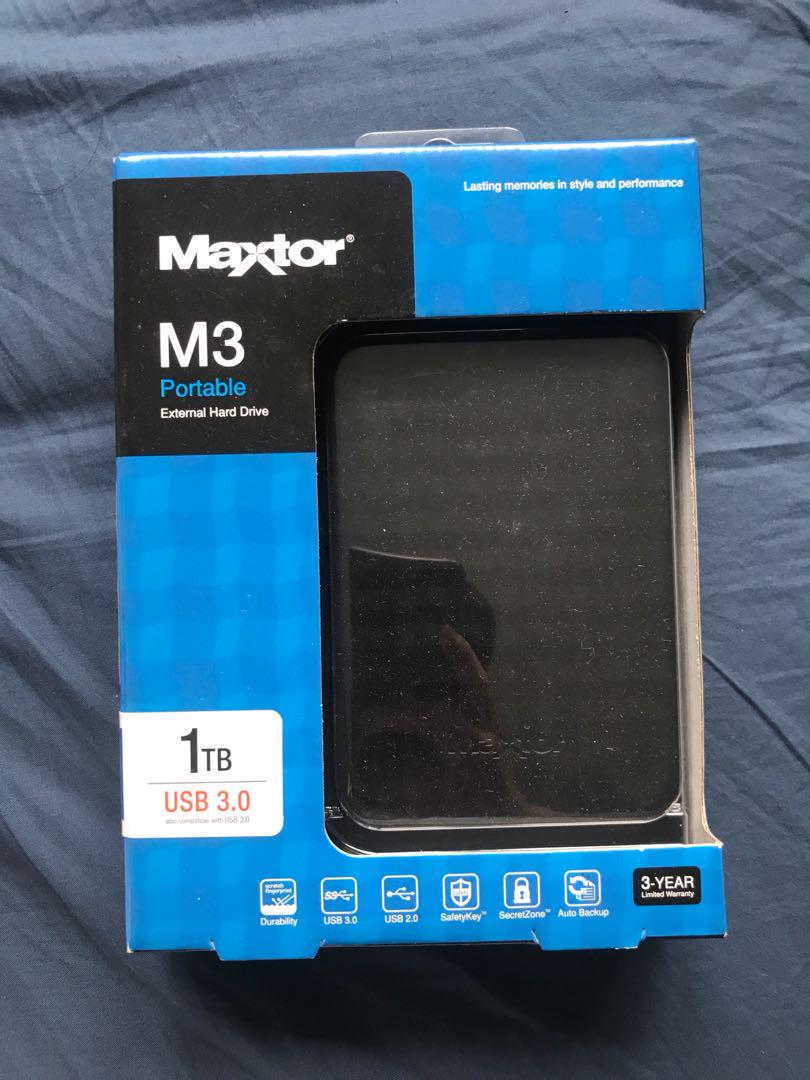 MAXTOR 1TB (Category: Hard Disks & Thumbdrives) located in Singapore. Submitted by amoscyw (Listing ID 186441621, Image 1). Description: BRAND NEW IN BOX.