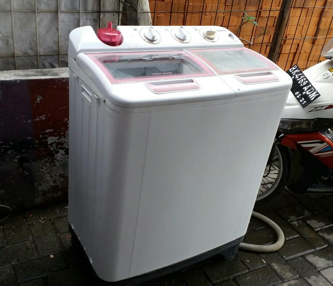 Mesin Cuci Sanken 2 Tabung 11kg Serba Serbi Di Carousell