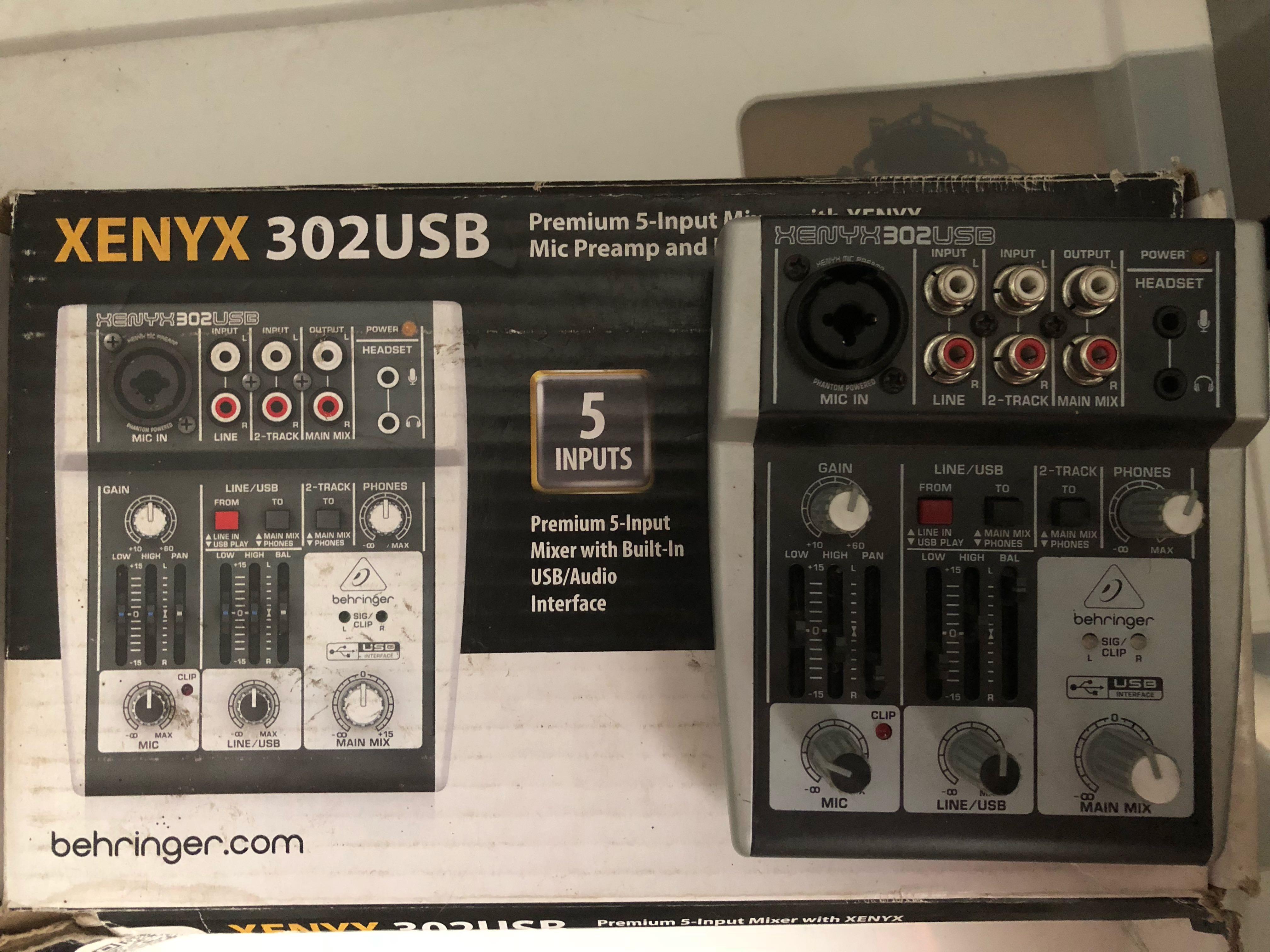 Mixer Behringer Xenyx 302 usb, Musik & Media, Alat di Carousell