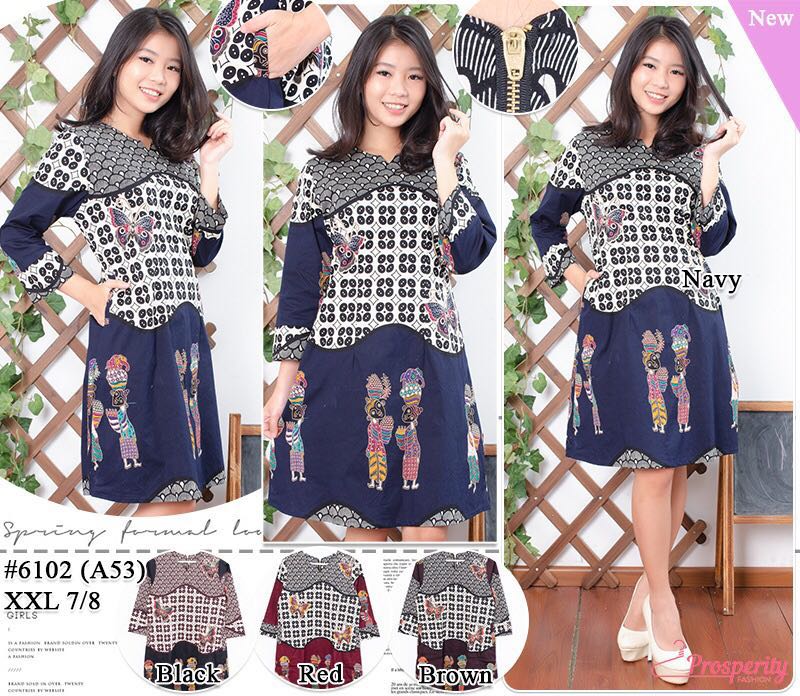 Batik dress modern 2018 cheap