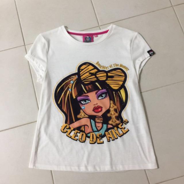 Monster High Cleo De Nile Girls Tee Shirt Women S Fashion