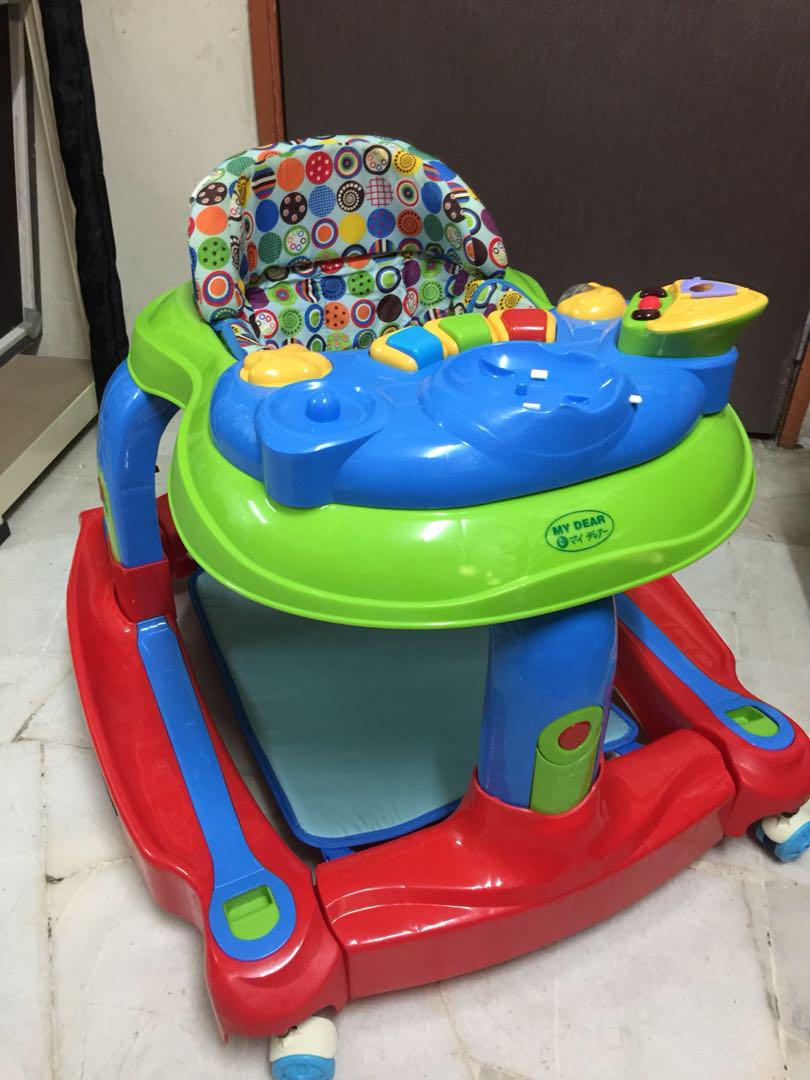 My Dear Baby Walker Cum Rocker And Jumper Babies Kids Toys Walkers On Carousell