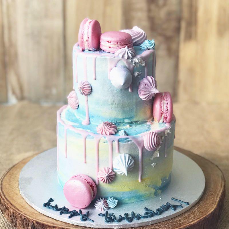 21st birthday girl cake