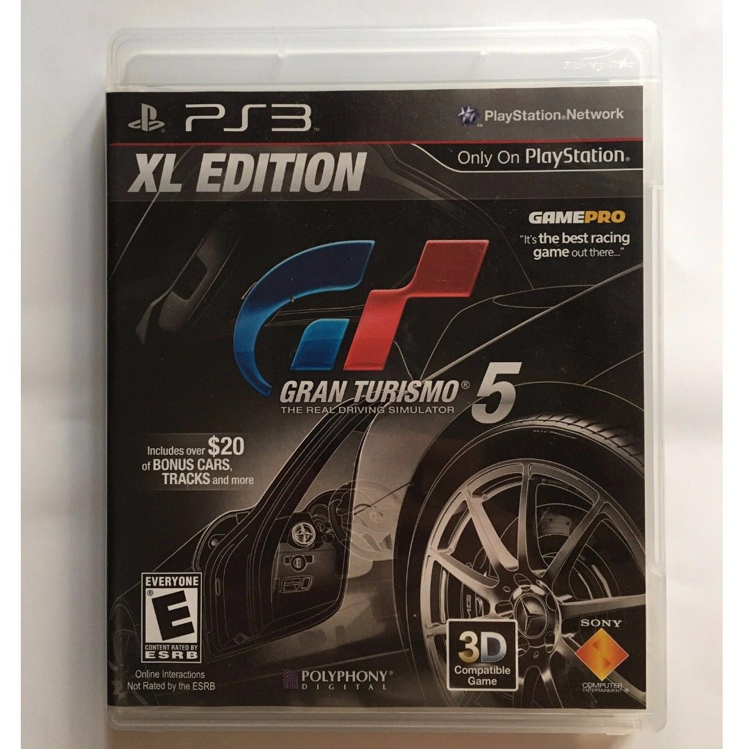 PS3 Game Gran Turismo 5 (XL Edition), Video Game, Game di Carousell