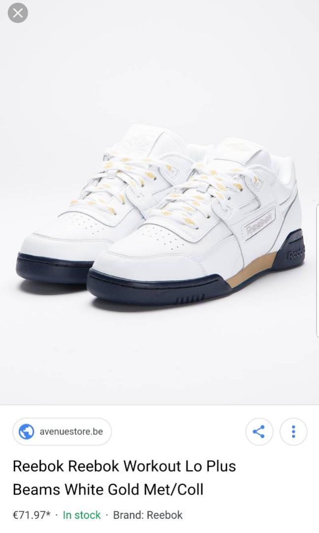 reebok x beams workout lo plus