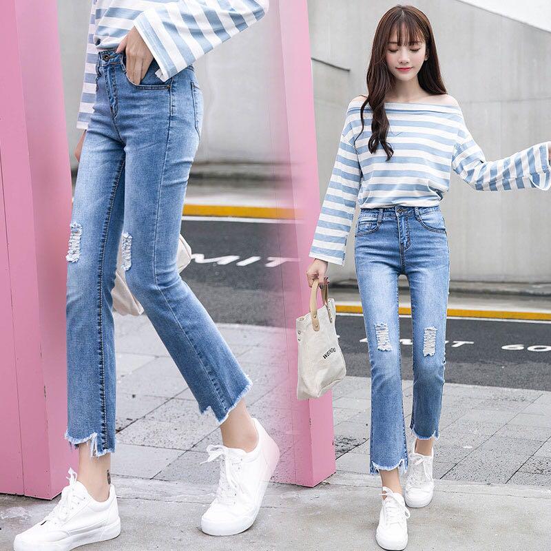 korean jeans style