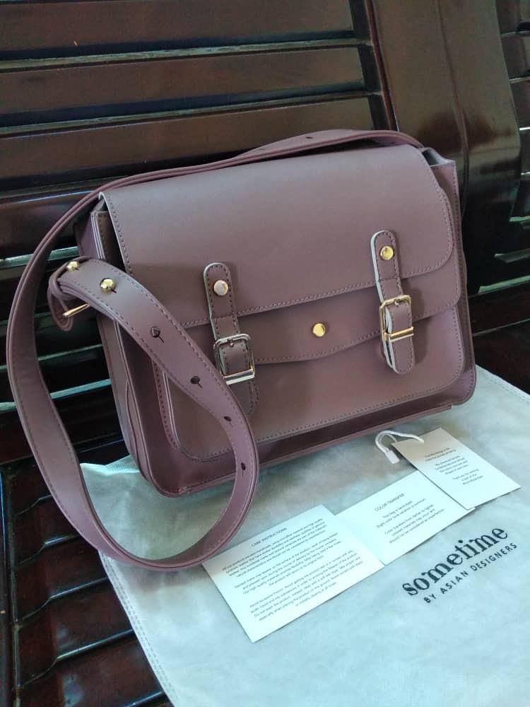 Sometime By Asian Designer Esatch M Puce Women S Fashion Bags Wallets On Carousell