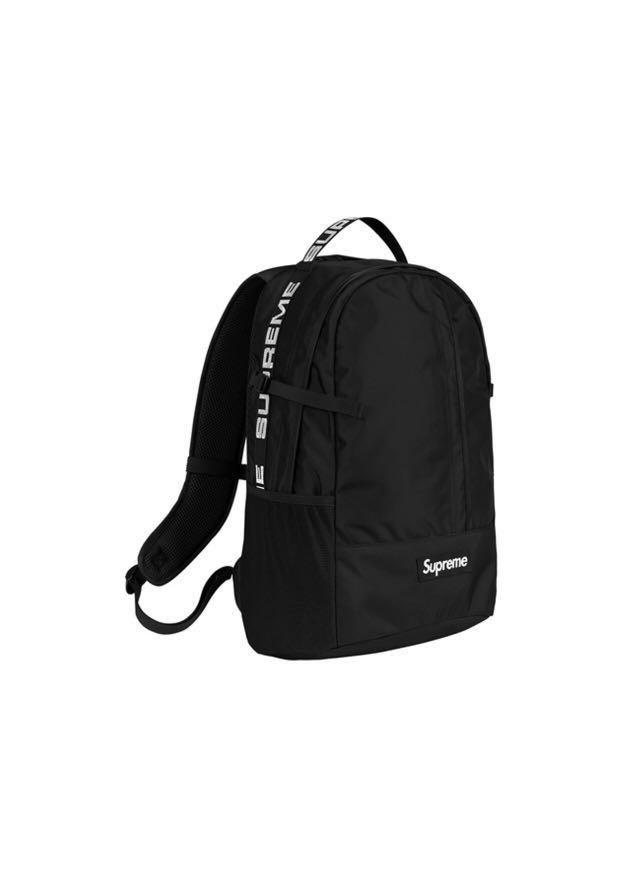 Supreme ss18 hotsell backpack black