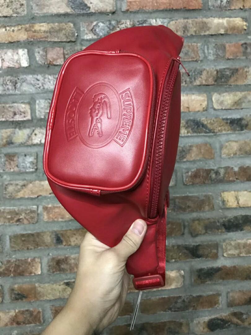 Supreme x Lacoste Waist Bag, Men's Fashion, Watches & Accessories