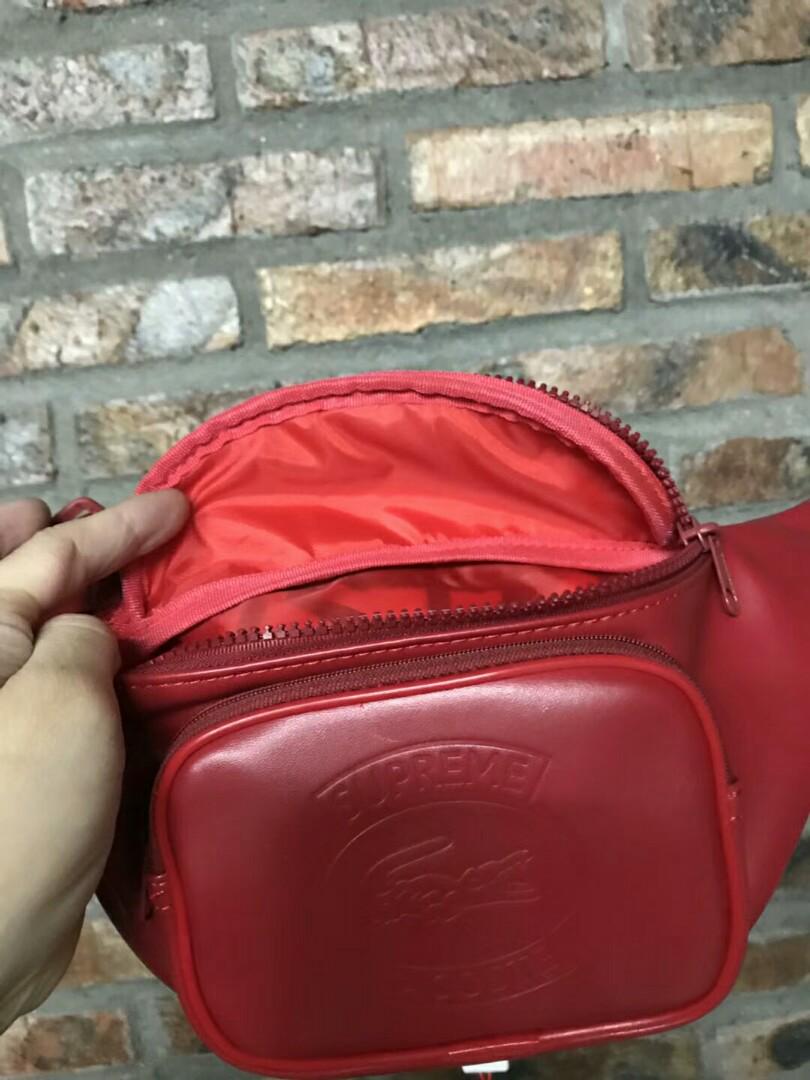 Supreme x Lacoste Waist Bag, Men's Fashion, Watches & Accessories