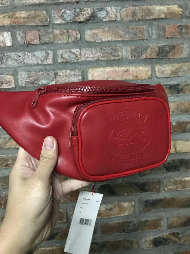 Supreme x Lacoste Waist Bag, Men's Fashion, Watches & Accessories