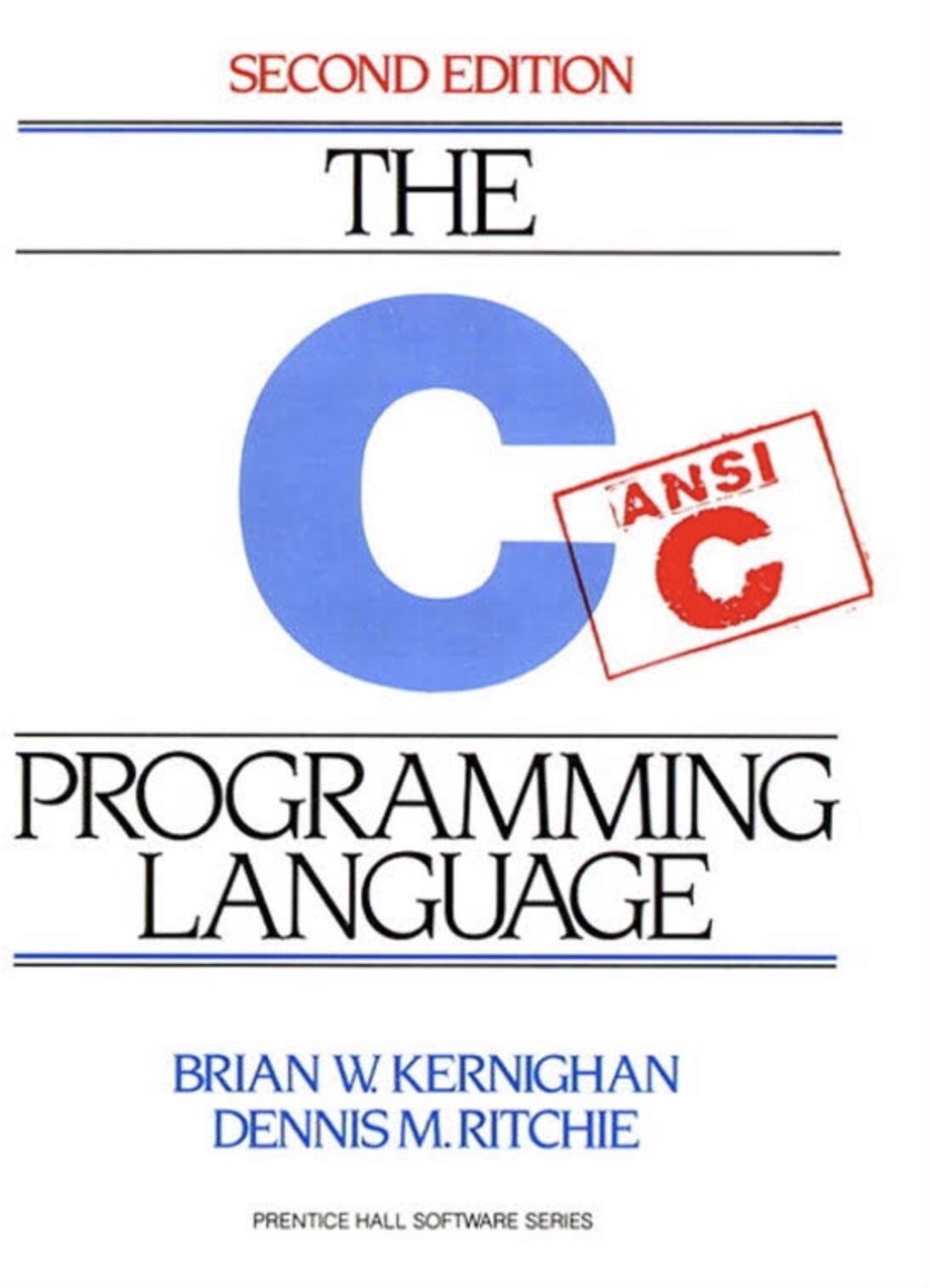 The C Programming Language Book by Brian Kernighan and Dennis Ritchie ...