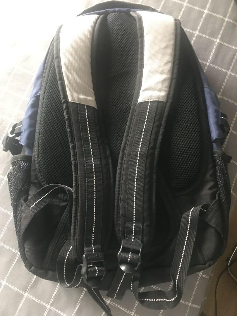 Timberland BackPack Medium Size (Category: Wallets & Card Holders) located in Manila. Submitted by timtamaussie (Listing ID 186399904, Image 3). Description: 3 Compartment Fits in Laptop Computer Well Maintain Excellent condition.