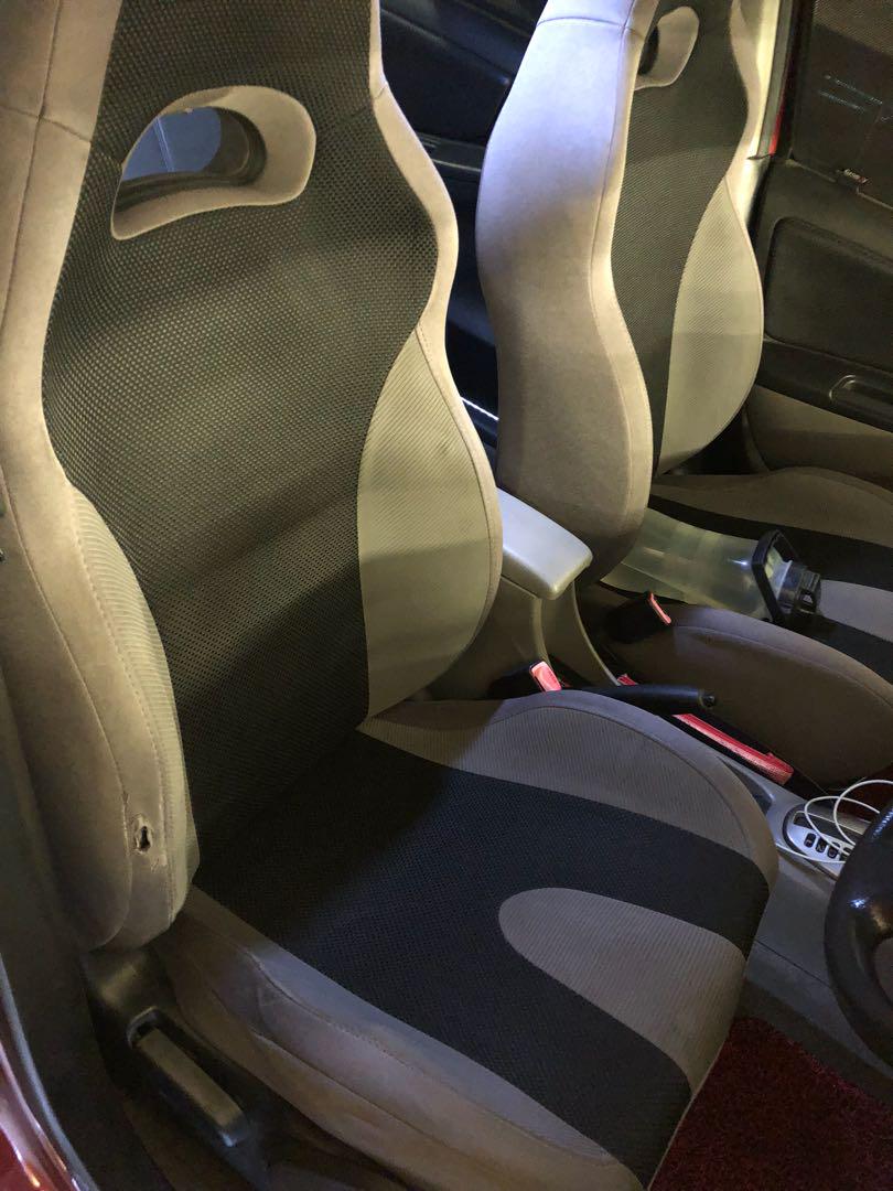 WRX Version 8 Semi Bucket Seats with Toyota Vios NCP42 brackets, Car