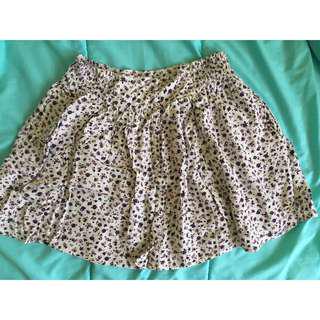 Garage Brand Floral Button Down Skirt