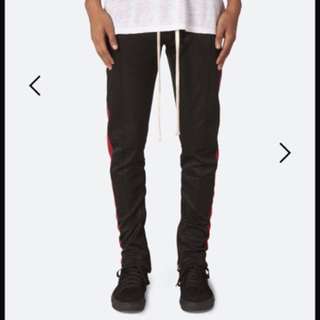 Mnml black track pants