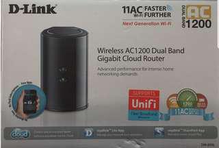 D Link Wireless AC1200 Dual Band GB Cloud Router