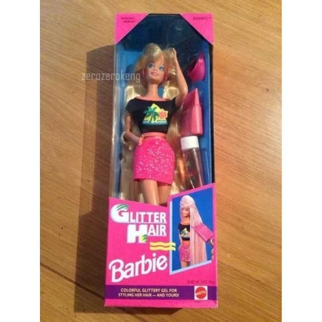 barbie glitter hair 1993