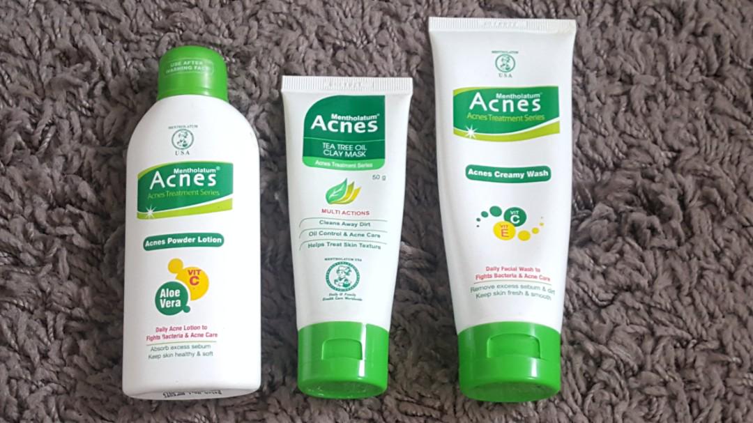Acnes Treatment Series Kesehatan Kecantikan Kulit Sabun Tubuh Di Carousell