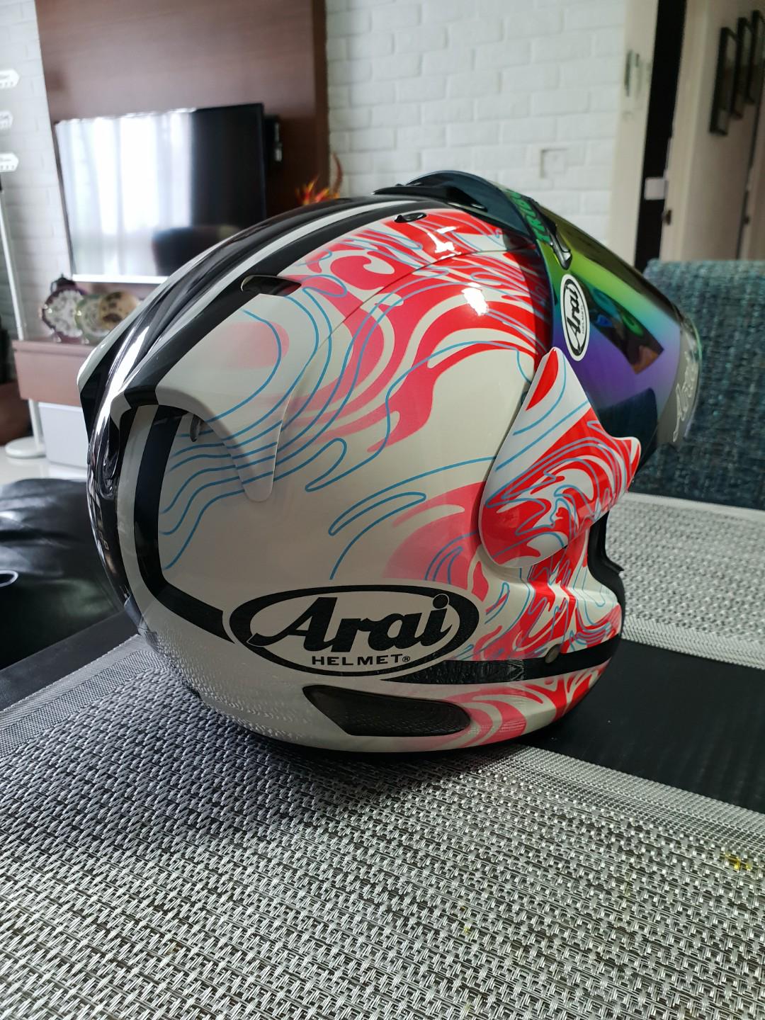 Arai Ram3 Riptide Pink Motorcycles Motorcycle Apparel on Carousell
