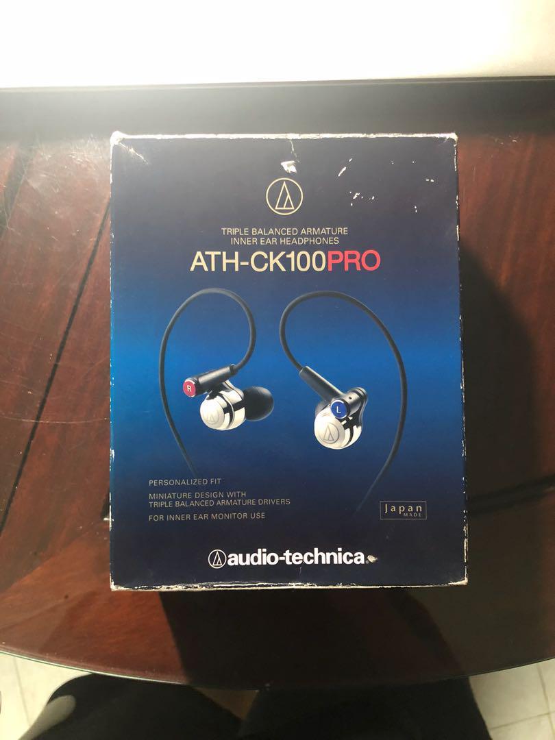 Audio Technica ATH CK100 Pro 已改公模有單無保養耳機耳筒Earphone