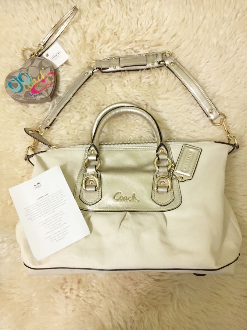 Authentic Coach Ashley Signature Satchel. Women s Fashion Bags Wallets Clutches on Carousell