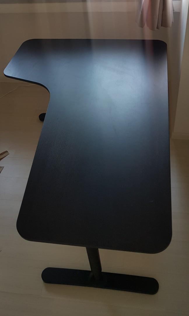 I Bought The Ikea Bekant Corner Desk Left Sit Stand Beermoneyforum Com We Help Each Other To Make Money Online