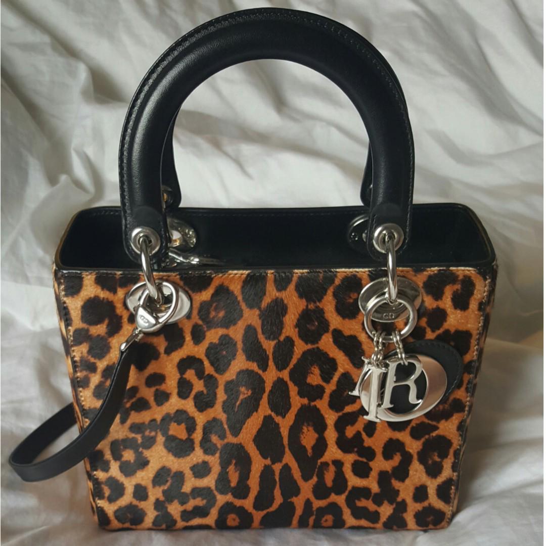 Leopard lady dior bag clearance