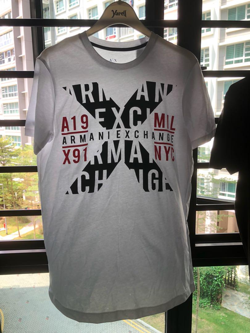 Brand new Authentic Armani Exchange Men's Cotton T-shirt, Men's Fashion,  Tops & Sets, Tshirts & Polo Shirts on Carousell
