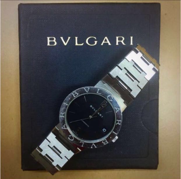 bvlgari stainless steel watch