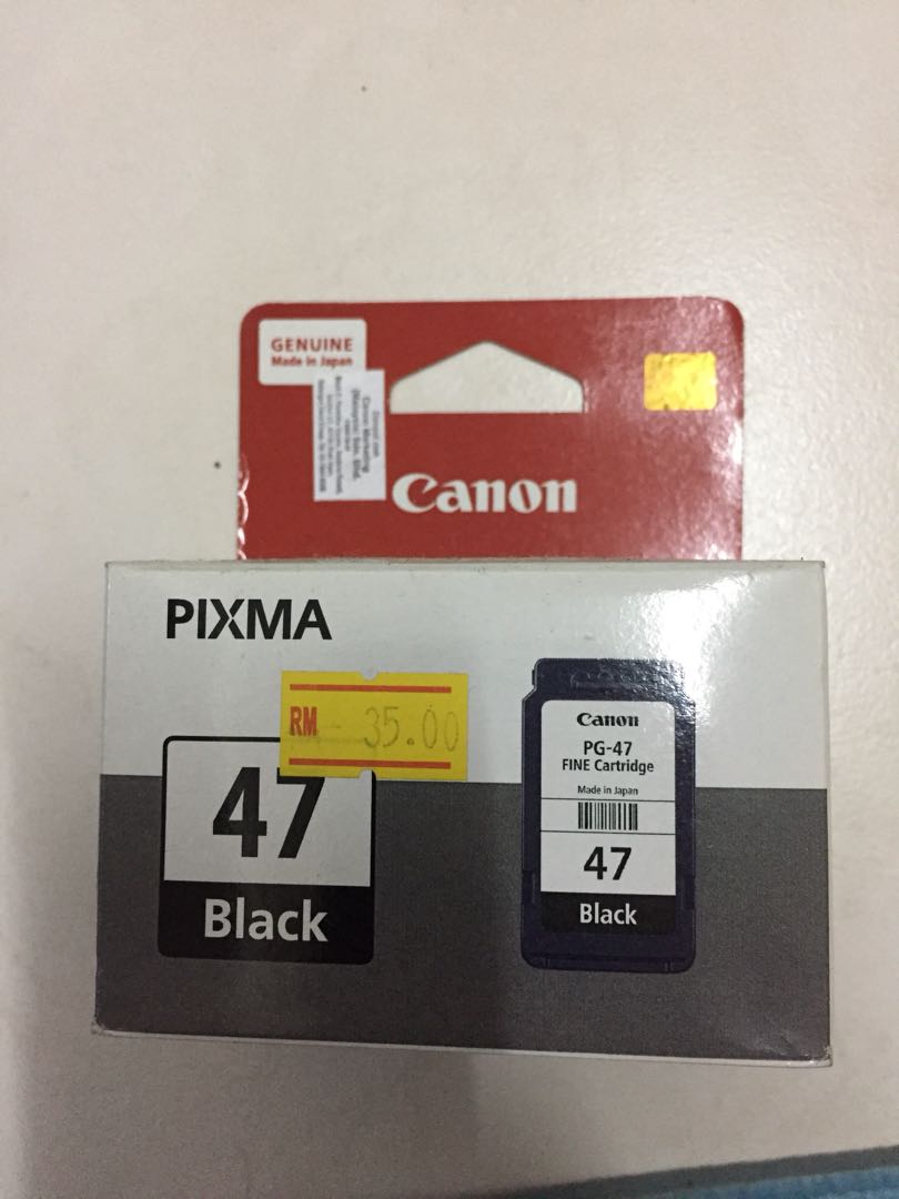 pg 47 cartridge ink capacity