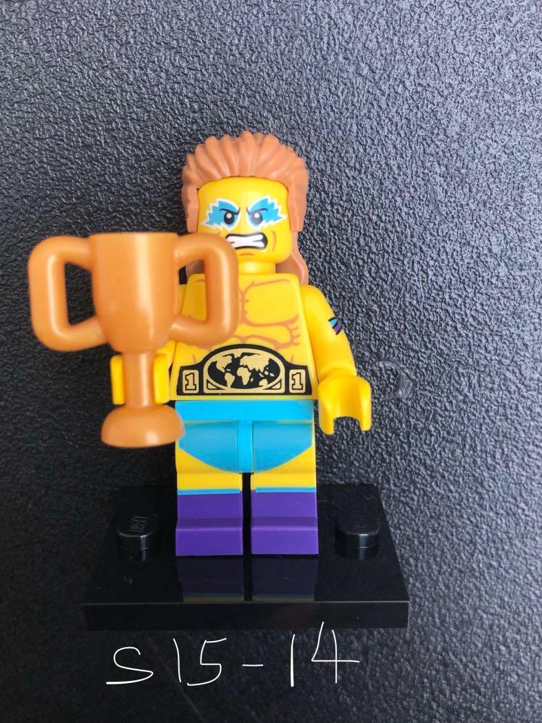 LEGO Series 15-Clumsy Guy Tribal Girl Faun Wrestling Champion, Hobbies & Toys, Toys & Games on