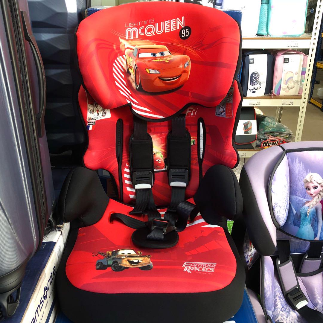 Lightning mcqueen car seat outlet
